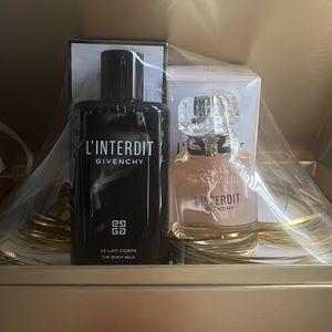 L’interdit Le Lait Corps and Perfume set